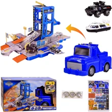 Игровой набор Toys Паркинг Полиция со звуковыми и световыми эффектами Синий E7001-2: Производитель Toys