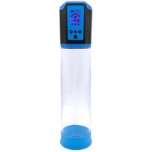 Автоматичний вакуумний насос Men Powerup Passion Pump Blue, LED-табло: Для кого Для чоловіків