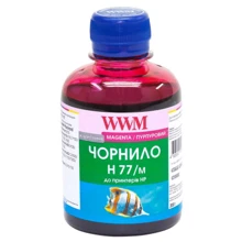 Чернила WWM HP №177 85 Magenta 200ml (H77/M): Цвет Magenta