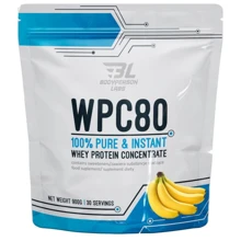 Протеин Bodyperson Labs WPC80 900 g / 30 servings / Banana: Вид Сывороточные