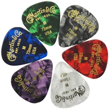 Медіатор Набор медиаторов MARTIN 18A0096 Multi-Color Pearloid Pick Pack (0.73): Тип Медіатор