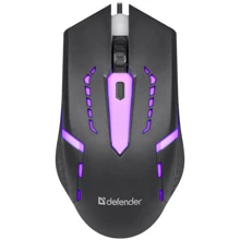 Мишка Defender Hit MB-601 Black (52601): інтерфейс підключення USB