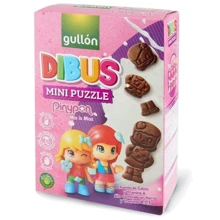 Печенье Gullon Dibus Mini Puzzle PiniPon 250 г (WT2804): Вес нетто 250 г