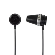 Навушники Koss Spark Plug VCb Noise Isolating Black (196908.101): Тип конструкції вакуумні