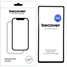 Аксессуар для смартфона BeCover Tempered Glass 10D Black for Google Pixel 7a (711490): Совместимость Google Pixel 7a