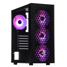 Корпус QUBE CARNIVAL Black 4Fan (CARNIVAL_FFNU3): Форм-фактор материнської плати ATX / Micro-ATX / Mini-ITX