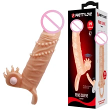 Насадка на член LYBAILE Pretty Love Connor Penis Extended Sleeve Flesh Vibro: Для кого Для мужчин