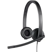 Наушники Logitech H570e USB Headset Stereo (981-000575): Тип конструкции накладные