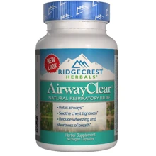 RidgeCrest Herbals, AirwayClear, 60 Vegan Caps (RCH120): Форма выпуска Капсулы