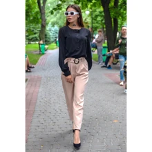 Брюки FLFashion Торнадо ХБТ 3231 44 бежевые: Сезон Демисезон