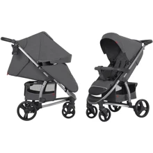 Прогулочная коляска Carrello Vista CRL-8505 Shark Grey Лен + дождевик: Тип коляски прогулочная