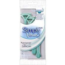Gillette Venus 2 Satin Care Станки для бритья одноразовые 2 шт.: Вид Бритвенные станки