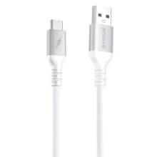 Кабель Proove USB Cable to USB-C ReGen Silicone 3A 1m White (CCRS27001202): Тип USB Cable - USB-C
