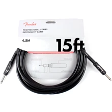 Кабель инструментальный Fender Cable Professional Series 15' Black: Производитель Fender