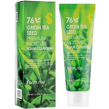 FarmStay Green Tea Seed Premium Moisture Foam Cleansing Пенка очищающая с семенами зеленого чая 100 ml: Пол Для женщин