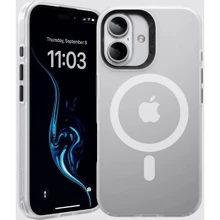 Чехол для iPhone Benks MagClap Lucid Armor Protective White for iPhone 16 Plus: Цвет белый