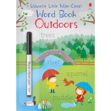 Little Wipe-Clean. Word Book Outdoors / На відкритому повітрі: Производитель Usborne