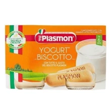 Йогурт Plasmon Yogurt Biscotto 100 % Naturale, 160 г (WT4408): Вес нетто 160 г
