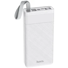 Внешний аккумулятор Hoco Power Bank 30000mAh J73 Powerful White: Количество USB 4