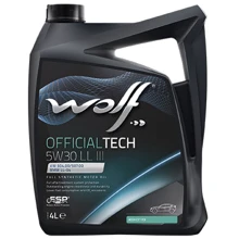 Моторное масло WOLF OFFICIALTECH 5W30 LL III 4л: Тип Синтетическое