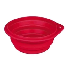 Миска 1st Choice Collapsible Silicone Pet Bowl складная для собак и котов красная 0.375 л 15х13х5 см (57382): Тип Миски