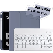 Аксесуар для iPad BeCover Case Smart Keyboard Purple for iPad Pro 11 2024 M4 (713002): Колір фиолетовый