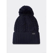 Шапка Jack Wolfskin Stormlock Pompom темно-синяя (1905091_1010): Производитель Jack Wolfskin