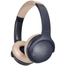 Навушники Audio-Technica ATH-S220BT Navy/Beige: Тип конструкції полноразмерные