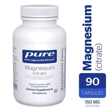 Pure Encapsulations Magnesium (citrate) 150 mg 90 caps Магний цитрат (PE-00172): Тип Магний + Калий