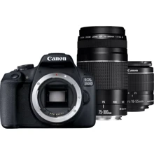 Canon EOS 2000D Kit (18-55mm IS II + 75-300mm): Тип матрицы CMOS