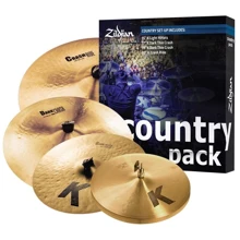 Набор тарелок ZILDJIAN COUNTRY K PACK: Тип Хай-хет, Райд, Креш