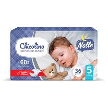 Chicolino підгузники дитячі 5 (11-25кг) 36шт NIGHT: Тип Підгузки