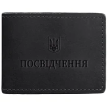 Обкладинка для посвідчення BlankNote Crazy Horse чорна (BN-IDC-3-g-kr): Стать Унисекс