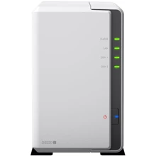 Сетевой накопитель (NAS) Synology DS220j: Предустановленные диски Нет