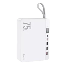 Hoco Power Bank 75000mAh О94 Overlord 22.5W White (Внешние аккумуляторы)(77670309) Stylus approved: Производитель HOCO