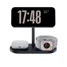 Зарядное устройство Benks Wireless Charger Base Station W15 3-in-1 Infinity Omni 15W for iPhone 16 I 15 I 14 I 13 I 12 series, Apple Watch and Apple AirPods Зарядное устройство Benks Wireless Charger Base Station W15 3-in-1 Infinity Omni 15W for iPhone 16 I 15 I 14 I 13 I 12 series, Apple Watch and Apple AirPods