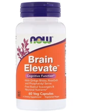 Now Foods Brain Elevate, 60 Veg Capsules (NOW-03303): Форма выпуска Капсулы