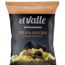 Чипсы картофельные El Valle Trufa Negra Premium Collection со вкусом черного трюфеля 45 г (8437001210855): Вес нетто 45 г