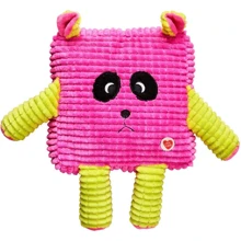 Іграшка GimDog Cuddly Cubes для собак панда з пищалкой 30 см рожева (8009632057682): Виробник GimDog