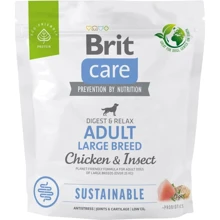 Сухой корм Brit Care Dog Sustainable Adult Large Breed для собак весом от 25кг 1кг (8595602558766): Тип Сухой корм