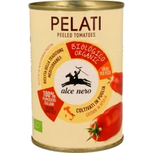 Томаты очищенные целые Alce Nero Peeled Tomatoes 400 г (8009004809468): Вес нетто 400 г