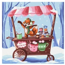 Картина по номерам Brushme Какао для всех ©artdi.ua 40х40 см (SBS018): Производитель Brushme