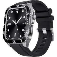 Аксесуар для Watch Rubber TPU Strap with Stainless Stell Case Black/Silver (FLS181108) для Apple Watch 44/45/49mm Ultra: Виробник Lunatik