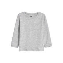 Лонгслив 9Z6831718 H&M 134-140 см серый: Тип Лонгсливы