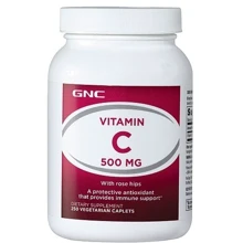 GNC Vitamin C 500 mg with Rose Hips 250 tab: Форма выпуска Таблетки