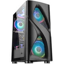 Корпус Golden Field Phantom 3 (1093B) Black: Форм-фактор материнської плати ATX/MicroATX