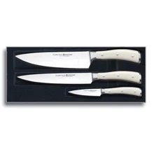 Набор кухонных ножей Набор ножей Wuesthof Classic Ikon Creme (3 пр) (9601.0): undefined undefined