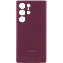 Чехол для телефонов Lakshmi Premium Silicone Case with Logo Full Camera Plum for Samsung S938 Galaxy S25 Ultra: Совместимость Samsung S938 Galaxy S25 Ultra