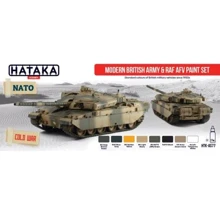Набір фарб Hataka Hobby Сучасна англійська армія, Броньовані бойові машини, 8 шт.: Виробник Hataka Hobby