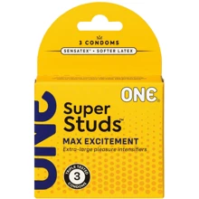 Презервативы ONE Super Studs, 3 шт: Тип Для максимальной защиты